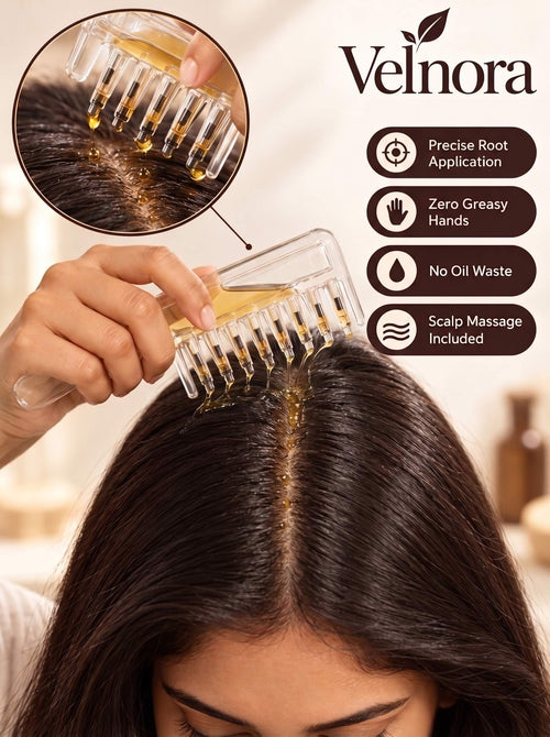 Velnora Scalp Applicator Comb (UNISEX)